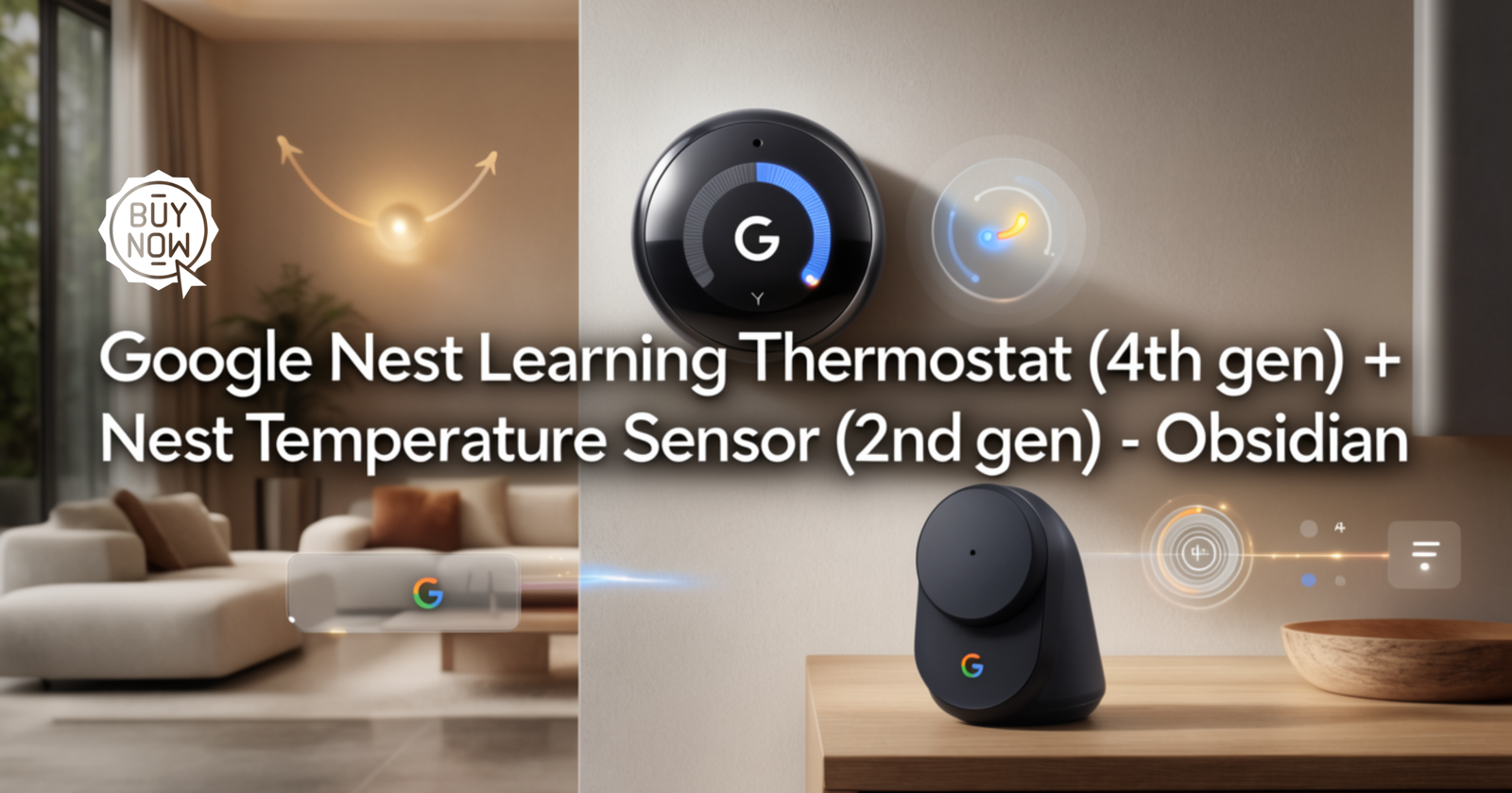 Google Nest Learning Thermostat 4th gen Nest Temperature Sensor scaled