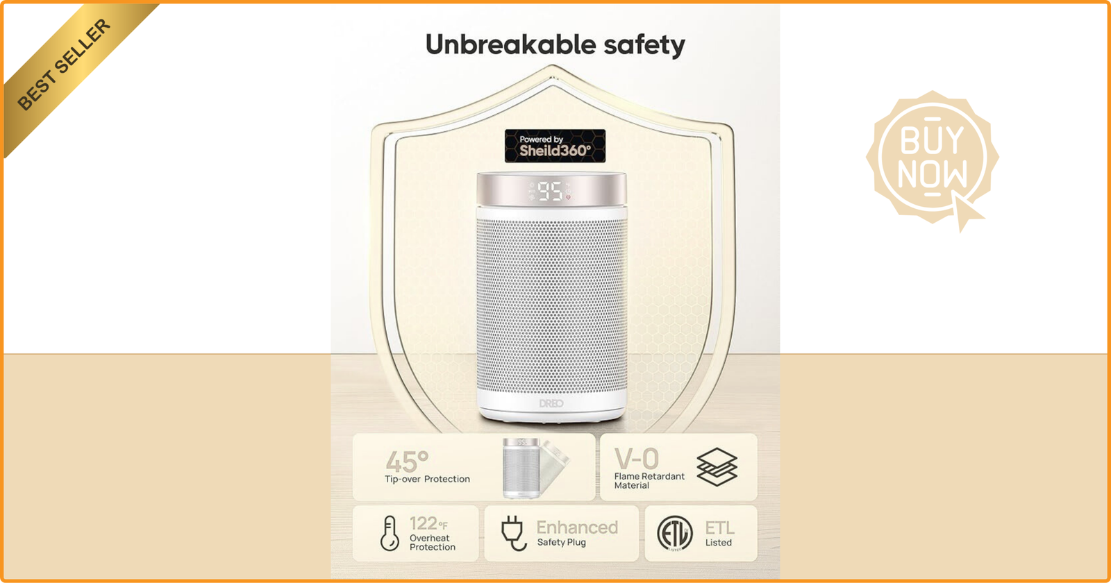 Ultimate Comfort Revolution An Exhaustive 2500 Word Review of the Dreo Portable Electric Ceramic Heater scaled