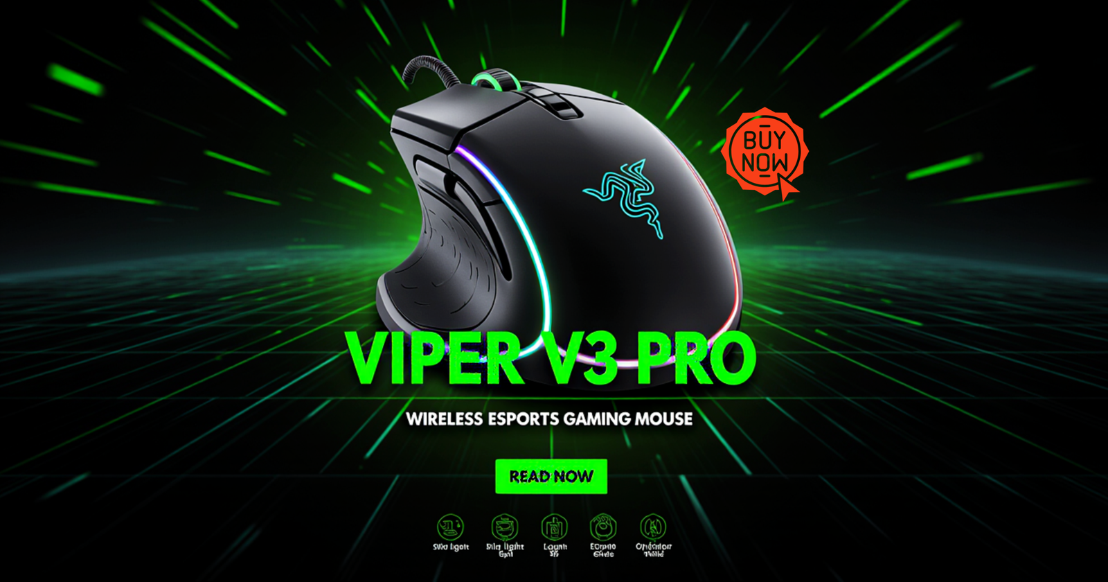 Razer Viper V3 Pro Wireless Gaming scaled